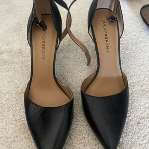 Lucky Brand Women's Black Leather Shoes